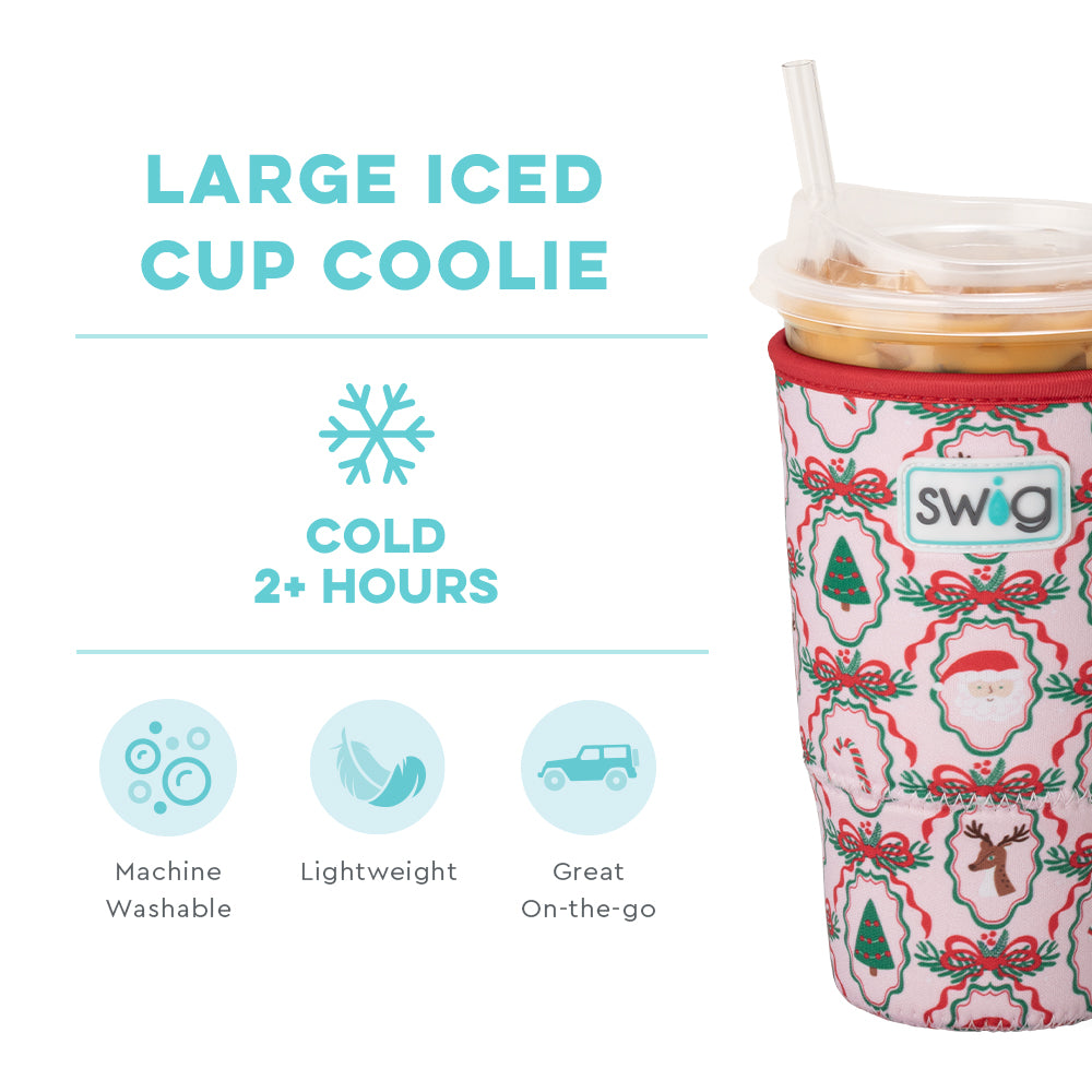 Christmas Cameos Large Iced Cup Coolie