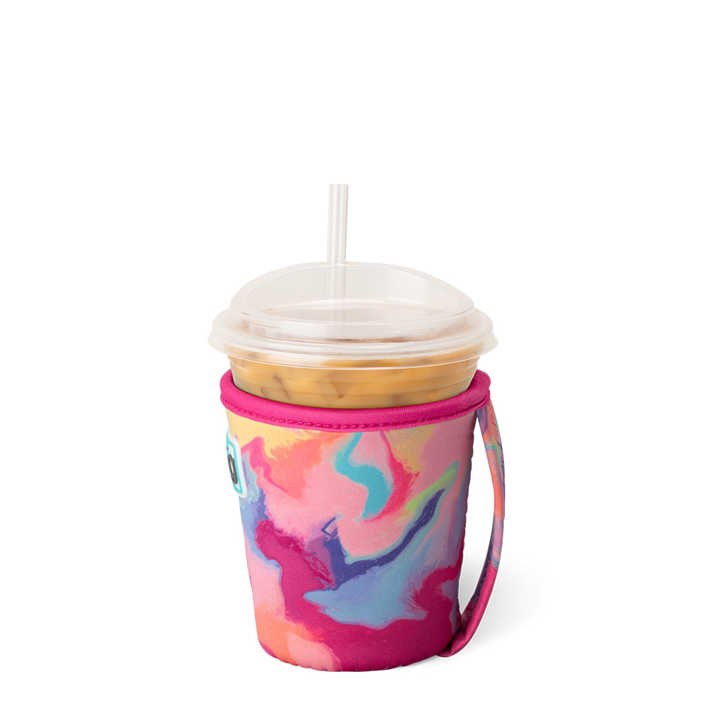 Swig Life Candy Crush Insulated Neoprene Small Iced Cup Coolie Handle View