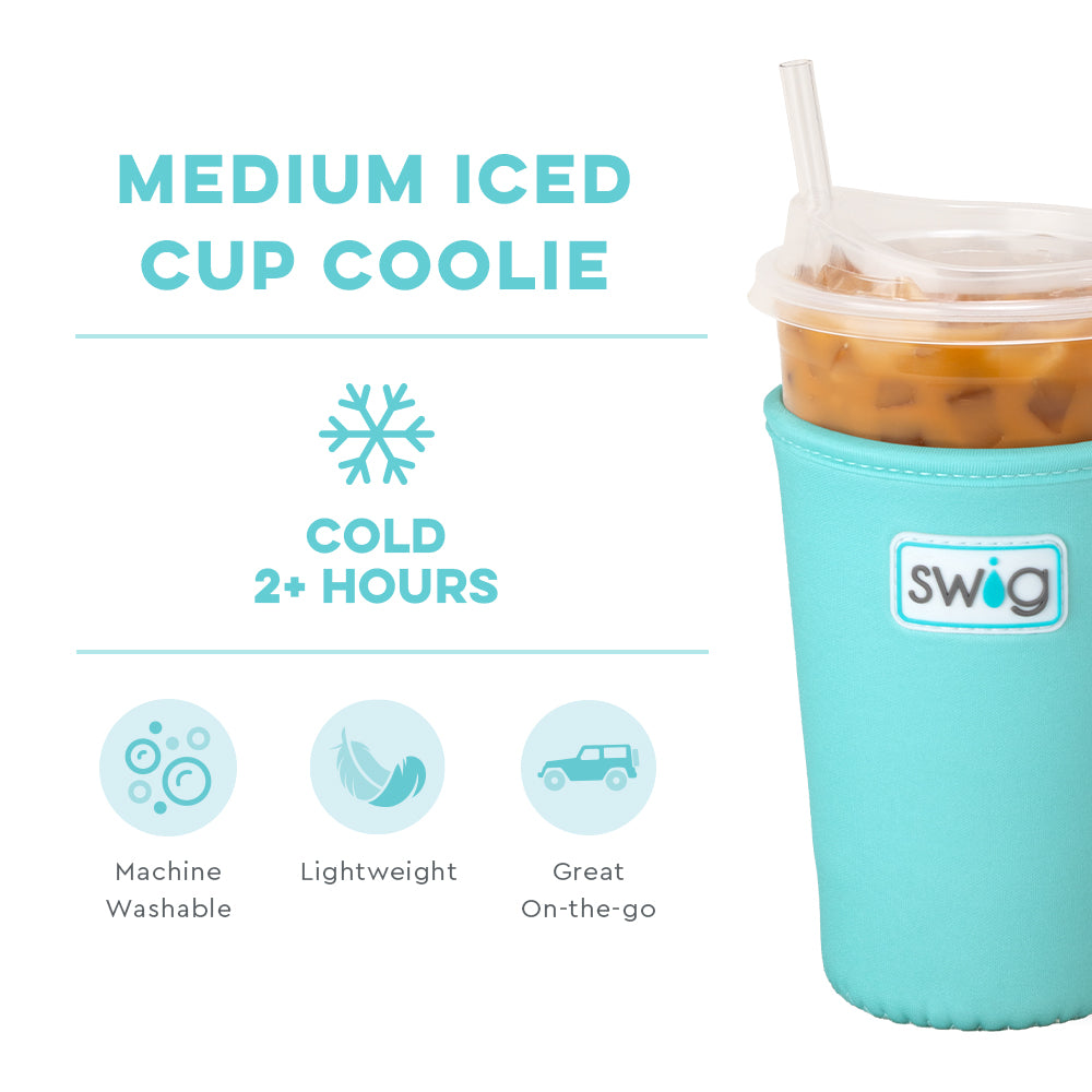 Aqua Medium Iced Cup Coolie
