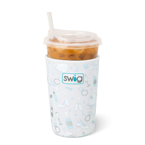 Christmas Bows Large Iced Cup Coolie