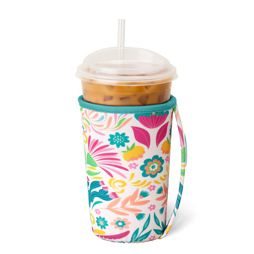 Baja Bloom Medium Iced Cup Coolie