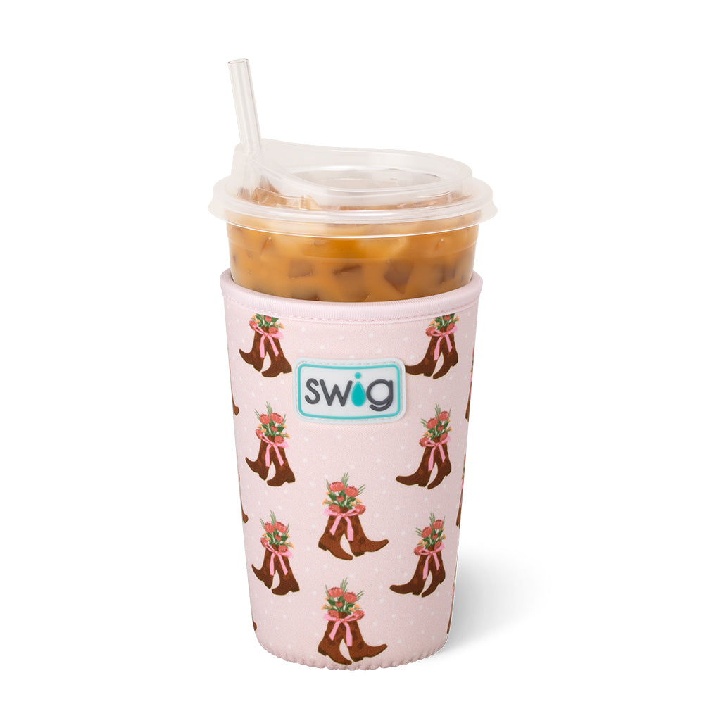 Swig Life Cowgirl Coquette Insulated Neoprene Medium Iced Cup Coolie