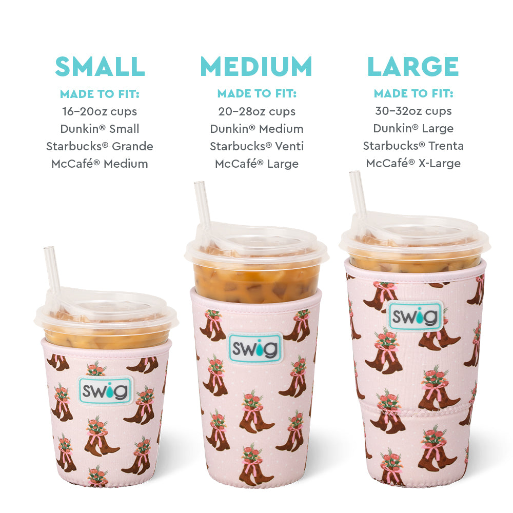 Cowgirl Coquette Medium Iced Cup Coolie