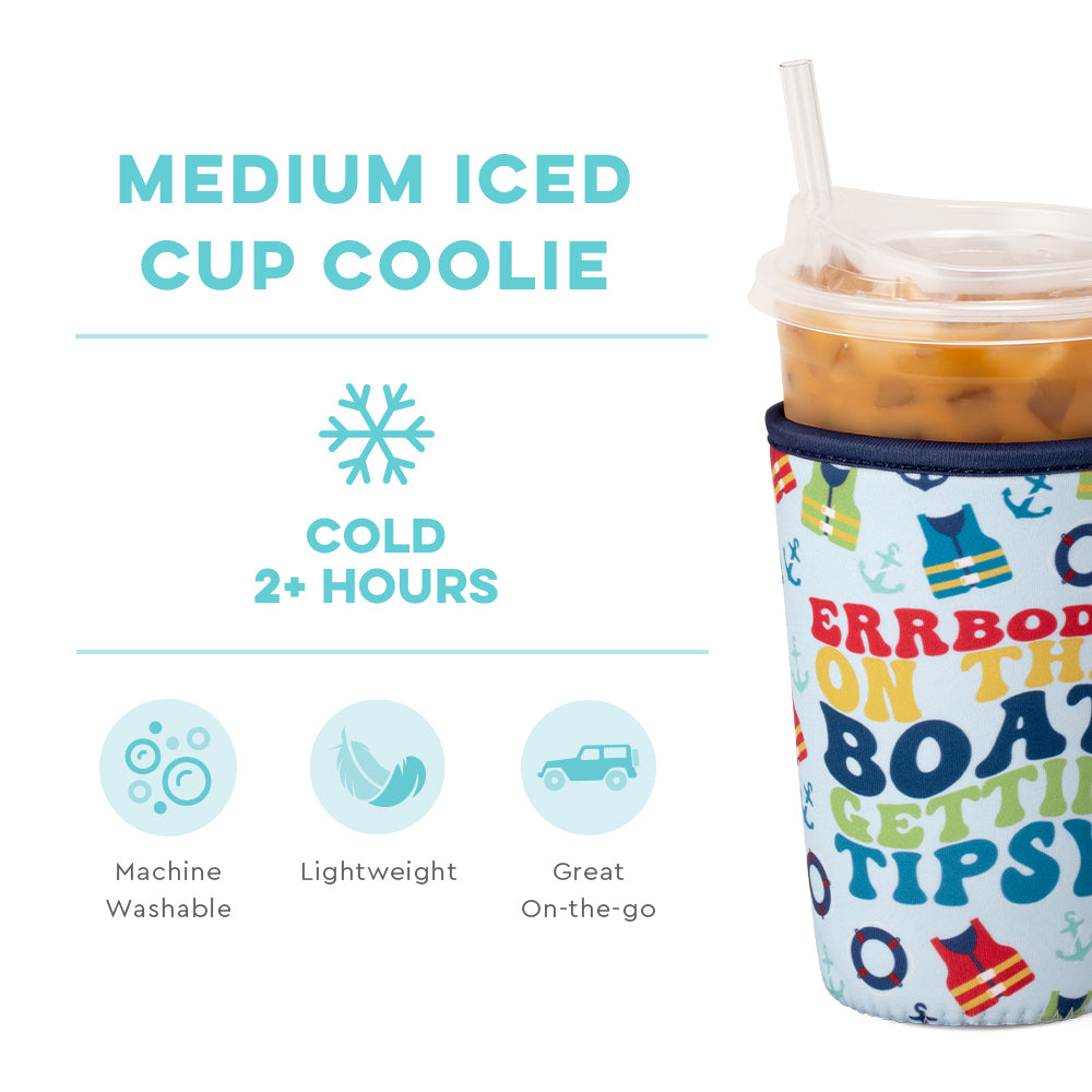 Errbody On The Boat Medium Iced Cup Coolie
