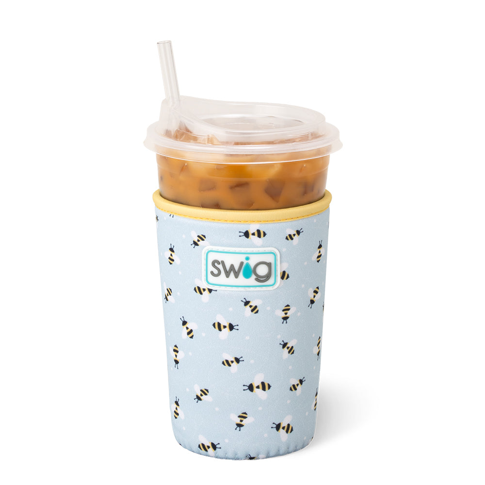 Swig Life Busy Bee Insulated Neoprene Iced Cup Coolie