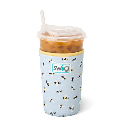Christmas Bows Large Iced Cup Coolie