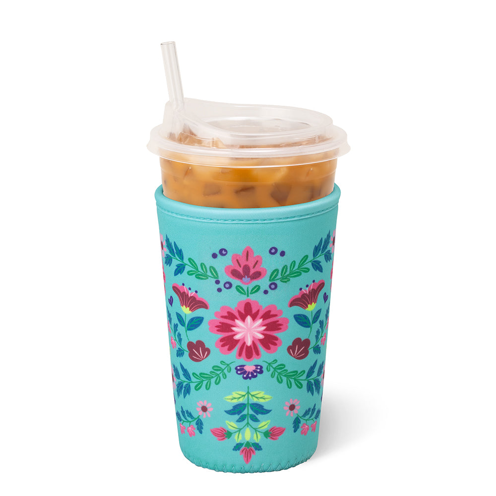 Flora Azul Medium Iced Cup Coolie