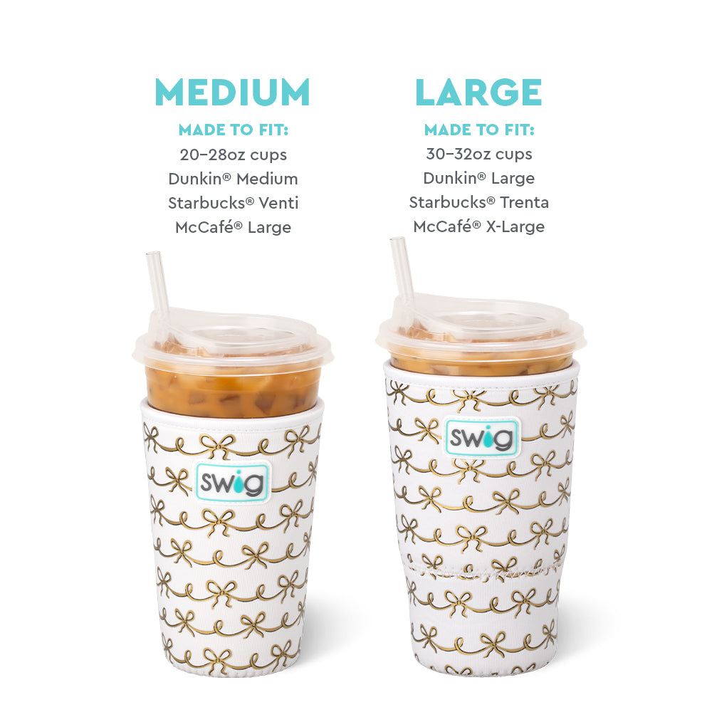 Pretty In Pearl Medium Iced Cup Coolie