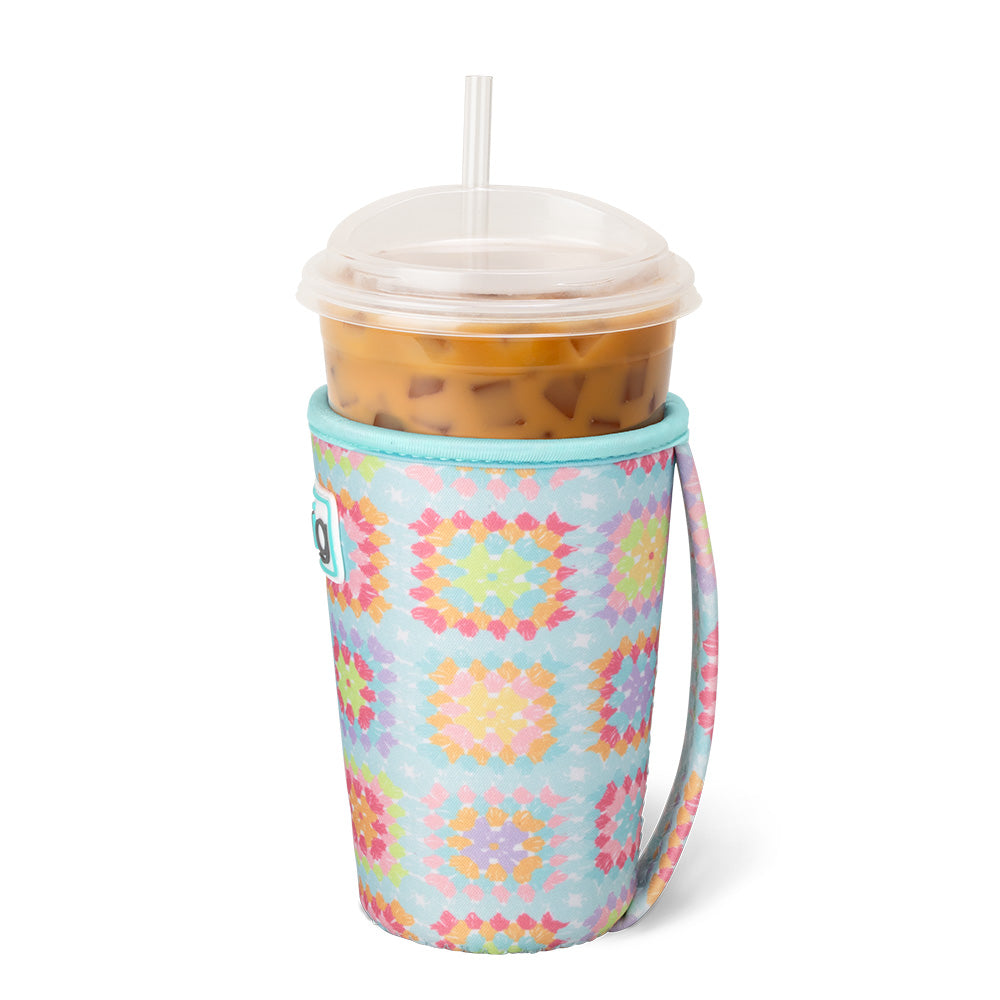 Granny Squares Medium Iced Cup Coolie