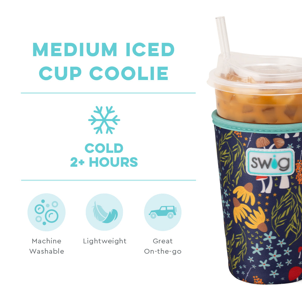 Mushroom Meadow Large Iced Cup Coolie