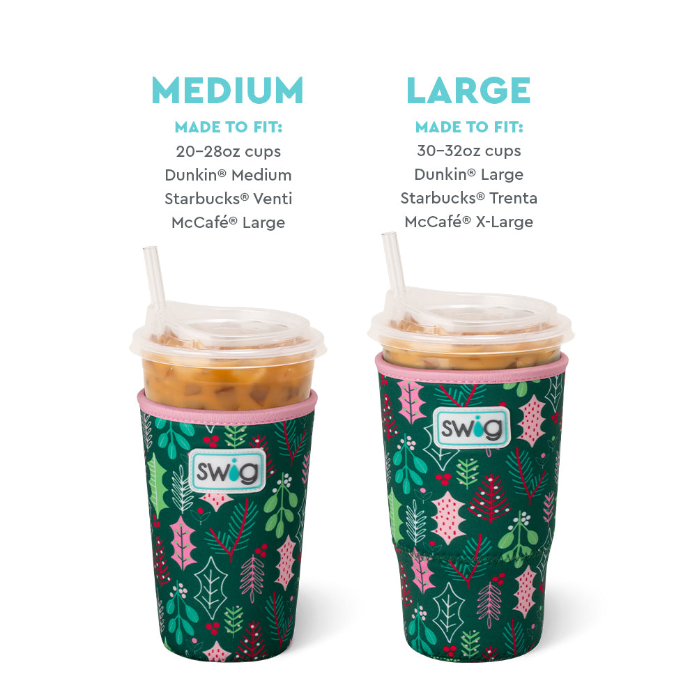 Merry Mistletoe Medium Iced Cup Coolie