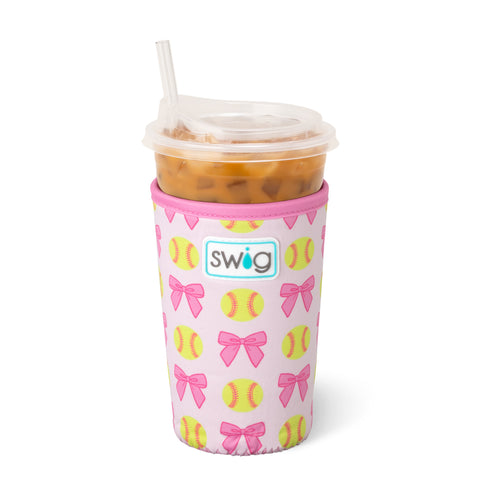 Christmas Bows Large Iced Cup Coolie