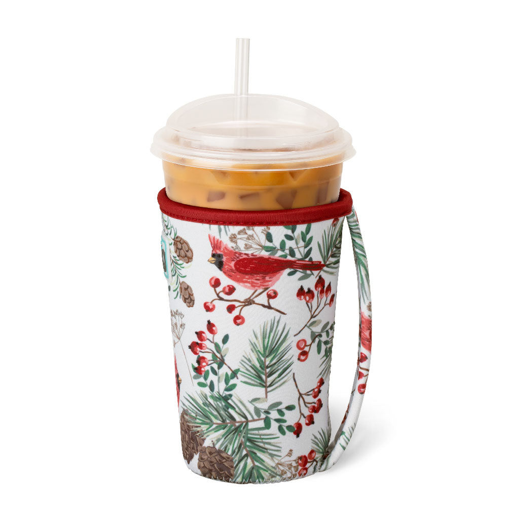 Winter Cardinals Medium Iced Cup Coolie