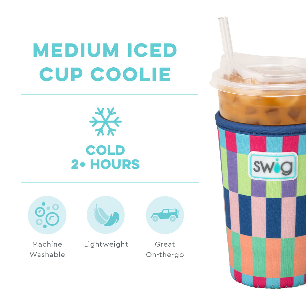 Brite Stripe Medium Iced Cup Coolie