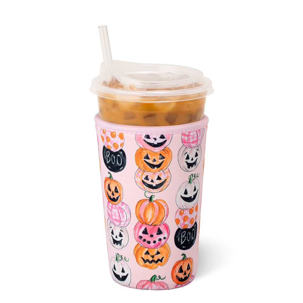 Pumpkin Stacks Medium Iced Cup Coolie