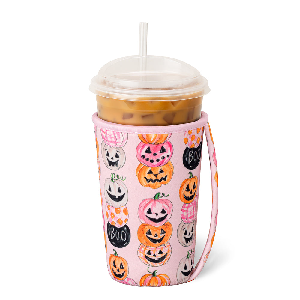 Pumpkin Stacks Medium Iced Cup Coolie