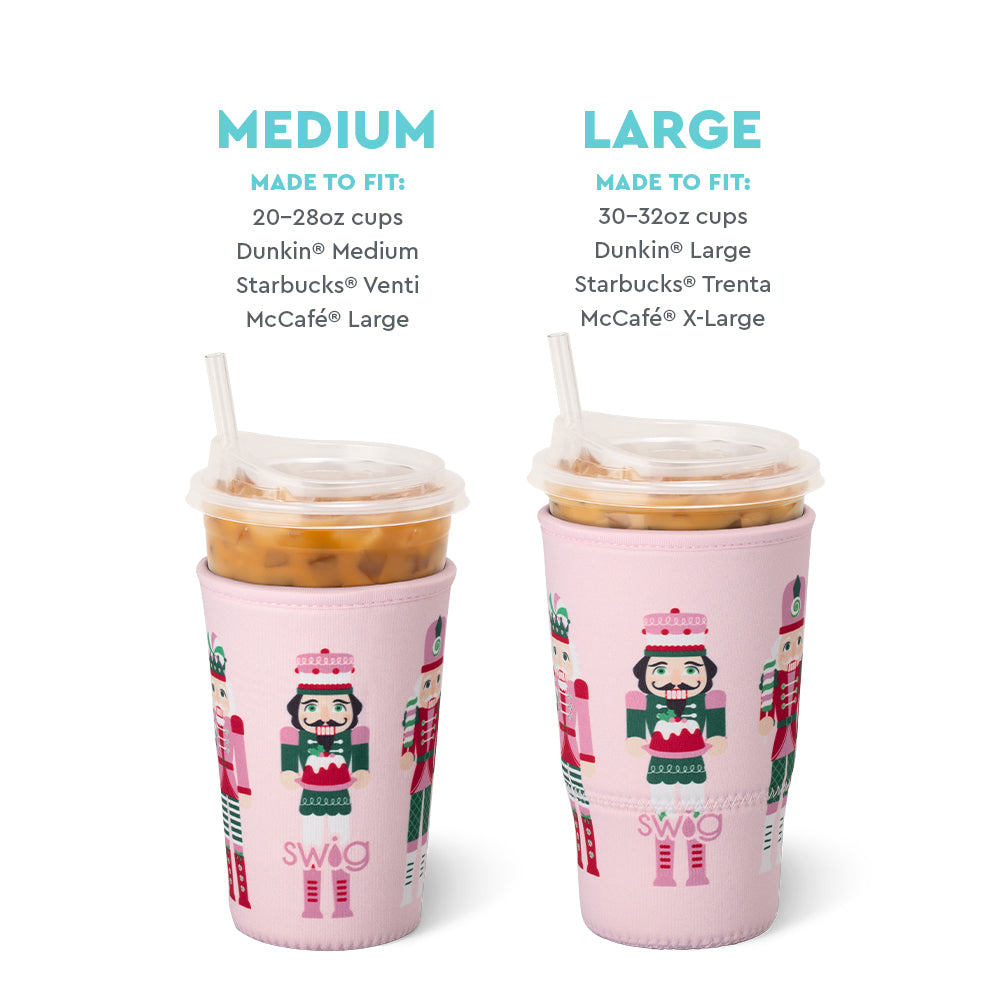Sugar Plum Soldiers Medium Iced Cup Coolie