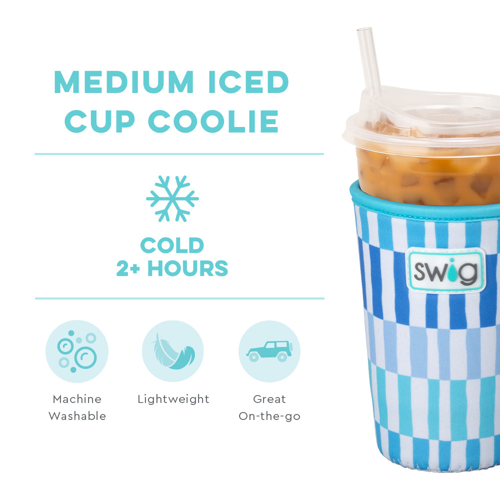 Glacier Stripe Medium Iced Cup Coolie