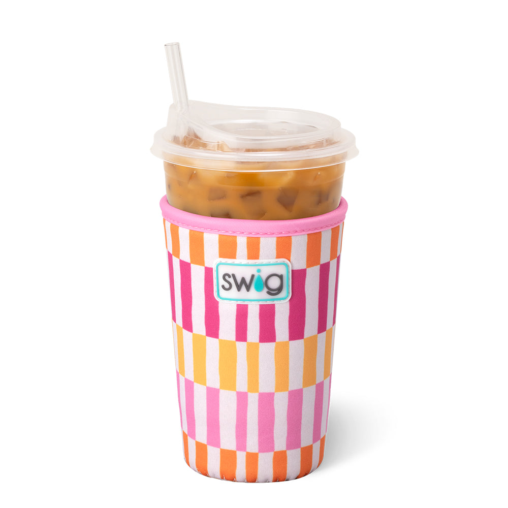 Swig Life Sherbet Stripe Insulated Neoprene Iced Cup Coolie