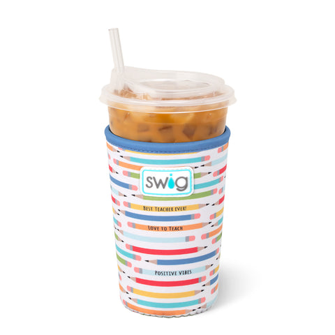 Christmas Bows Large Iced Cup Coolie