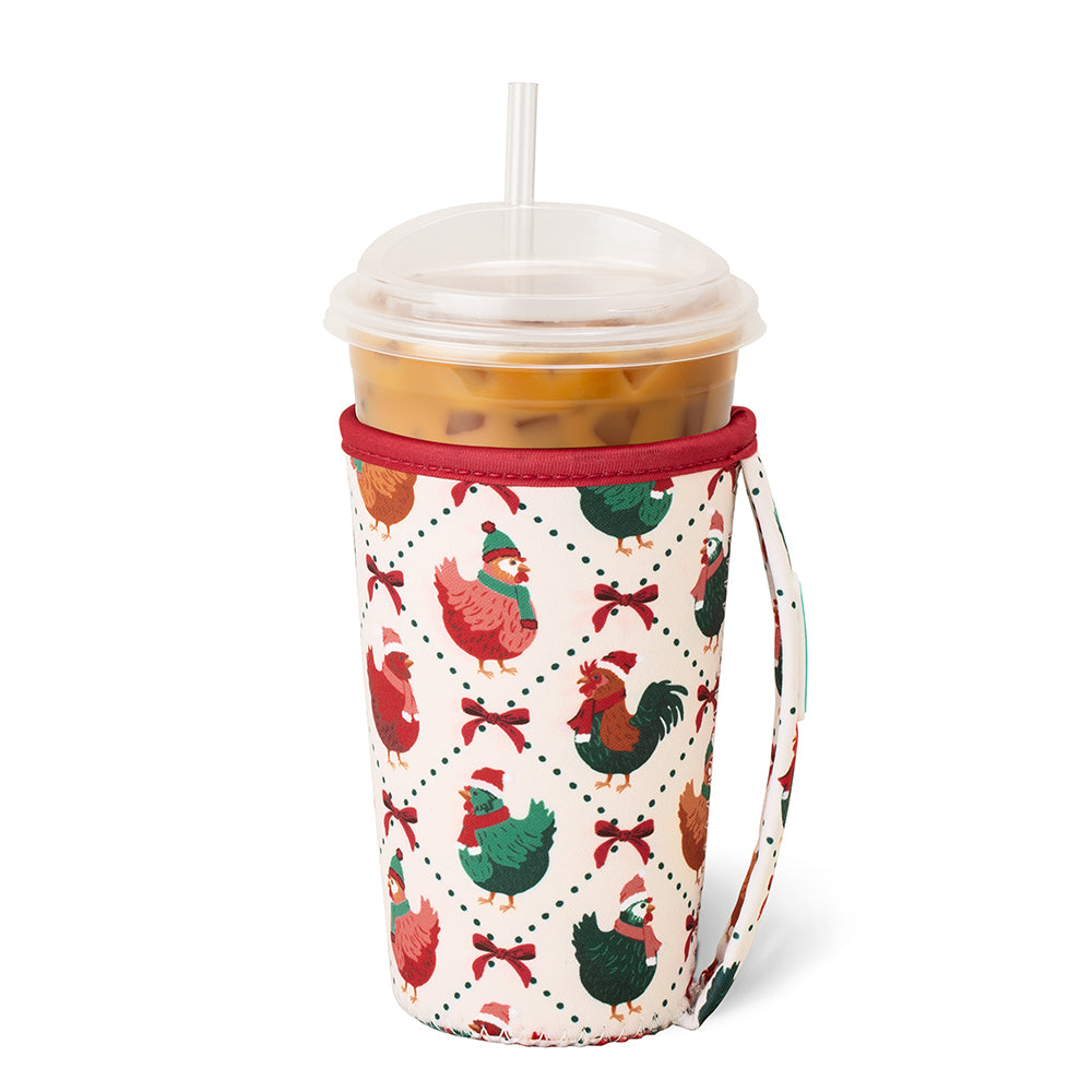 Christmas Coop Medium Iced Cup Coolie