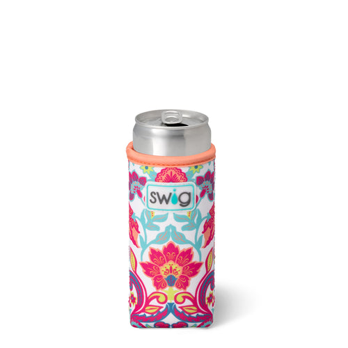 Swig Life Flourish Insulated Neoprene Slim Can Coolie