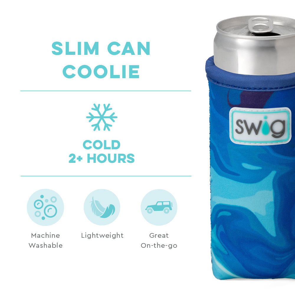 Blue Lagoon Slim Can Coolie