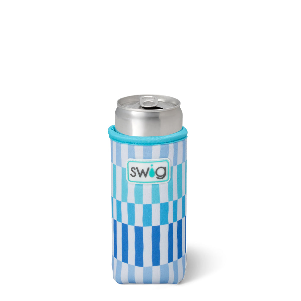 Swig Life Glacier Stripe Insulated Neoprene Slim Can Coolie