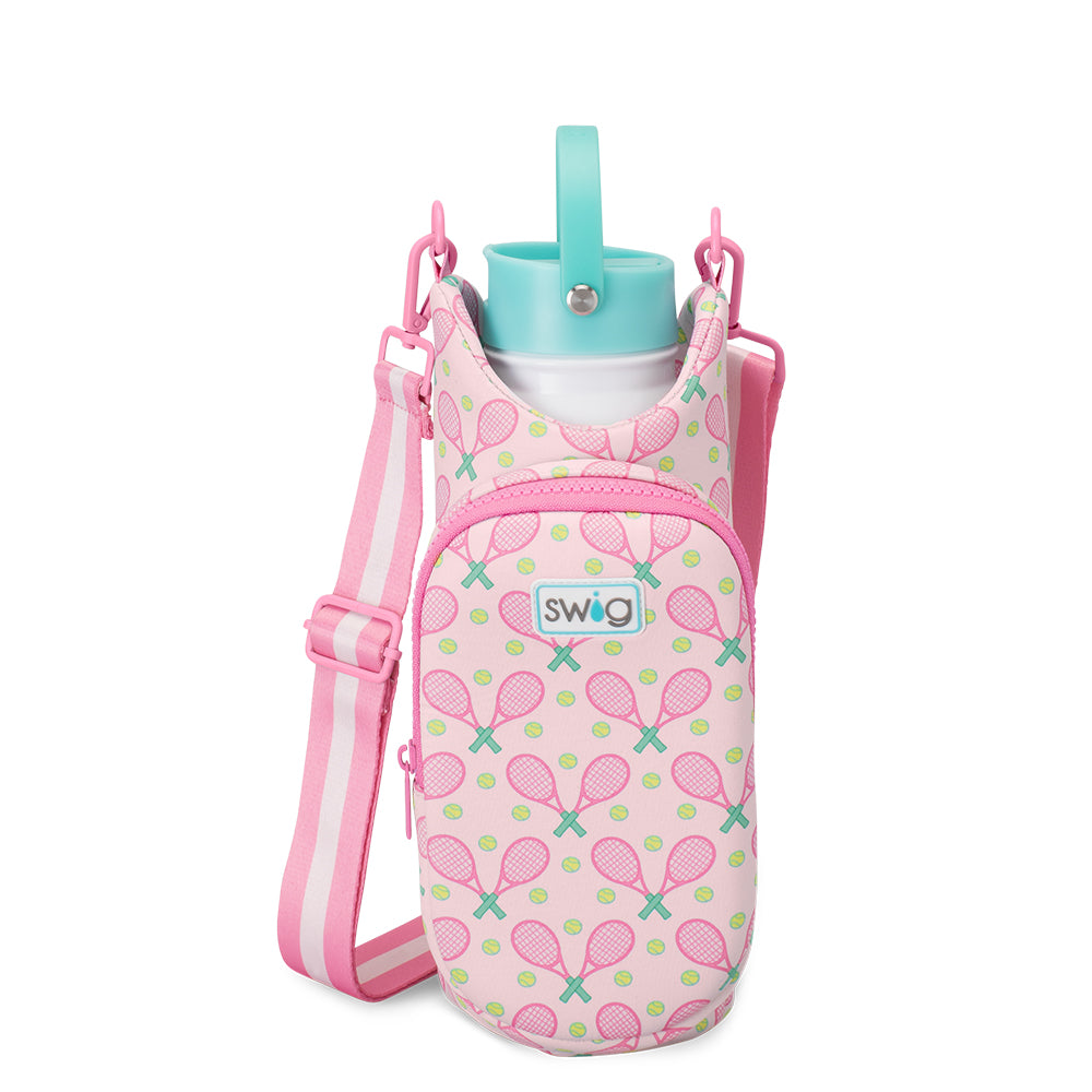 Swig Life Love All Insulated Neoprene Water Bottle Sling with over the shoulder strap
