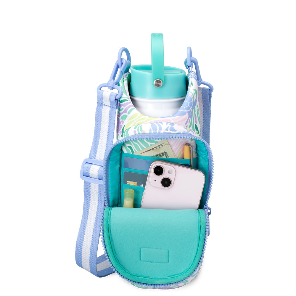 Sea Swirl Water Bottle Sling