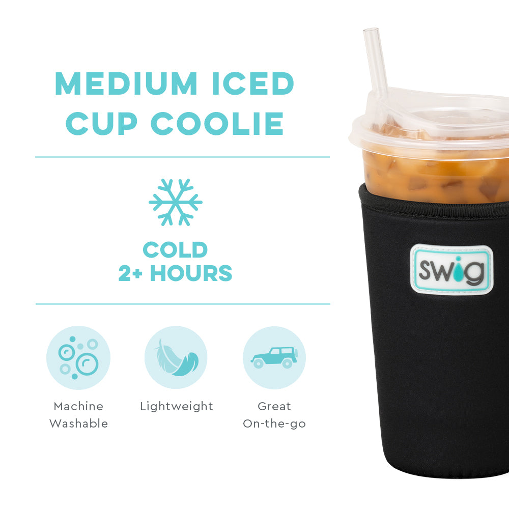 Black Medium Iced Cup Coolie