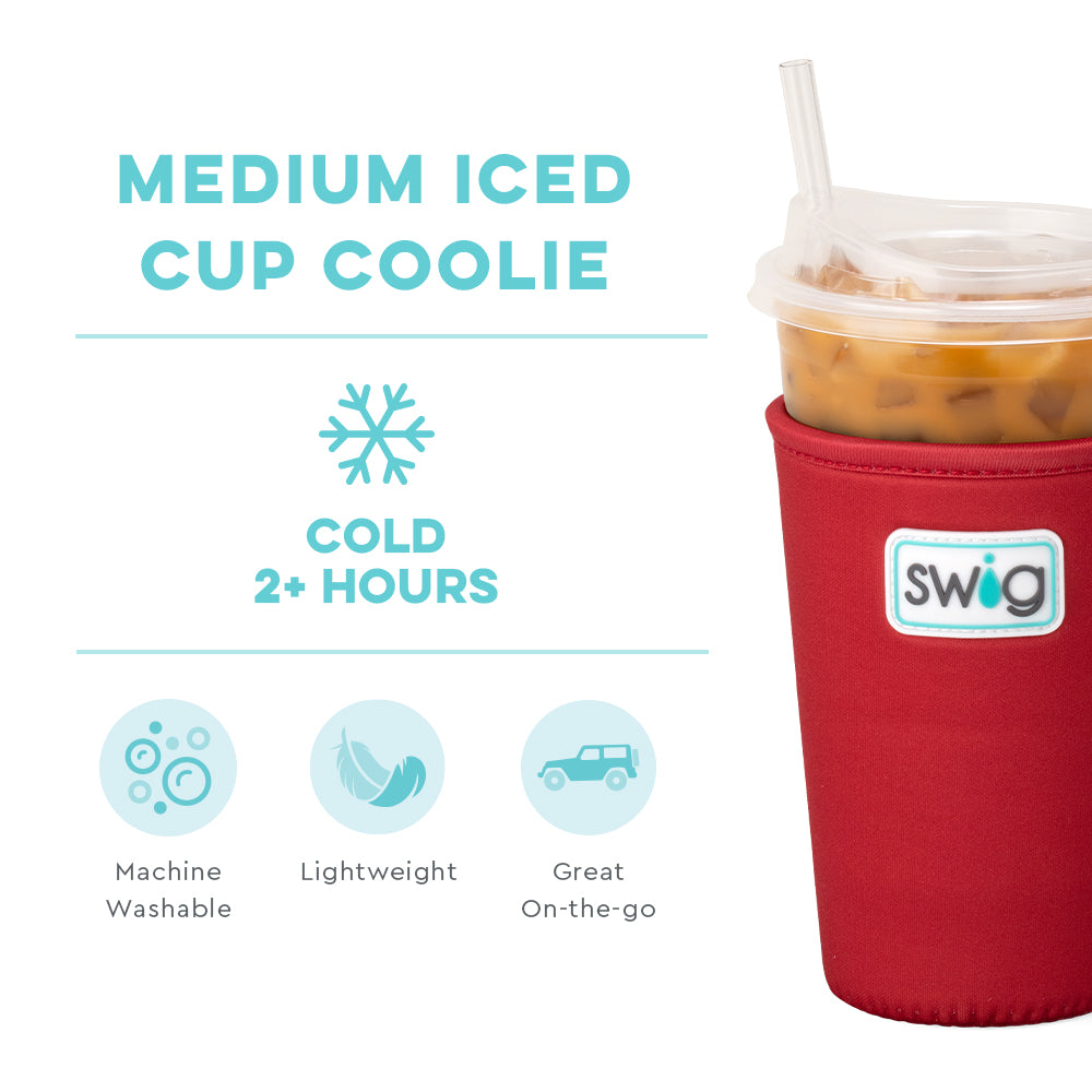 Crimson Medium Iced Cup Coolie
