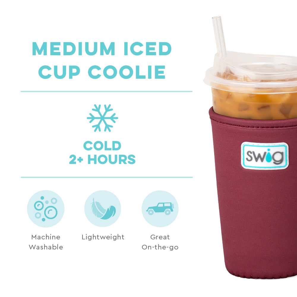 Maroon Medium Iced Cup Coolie