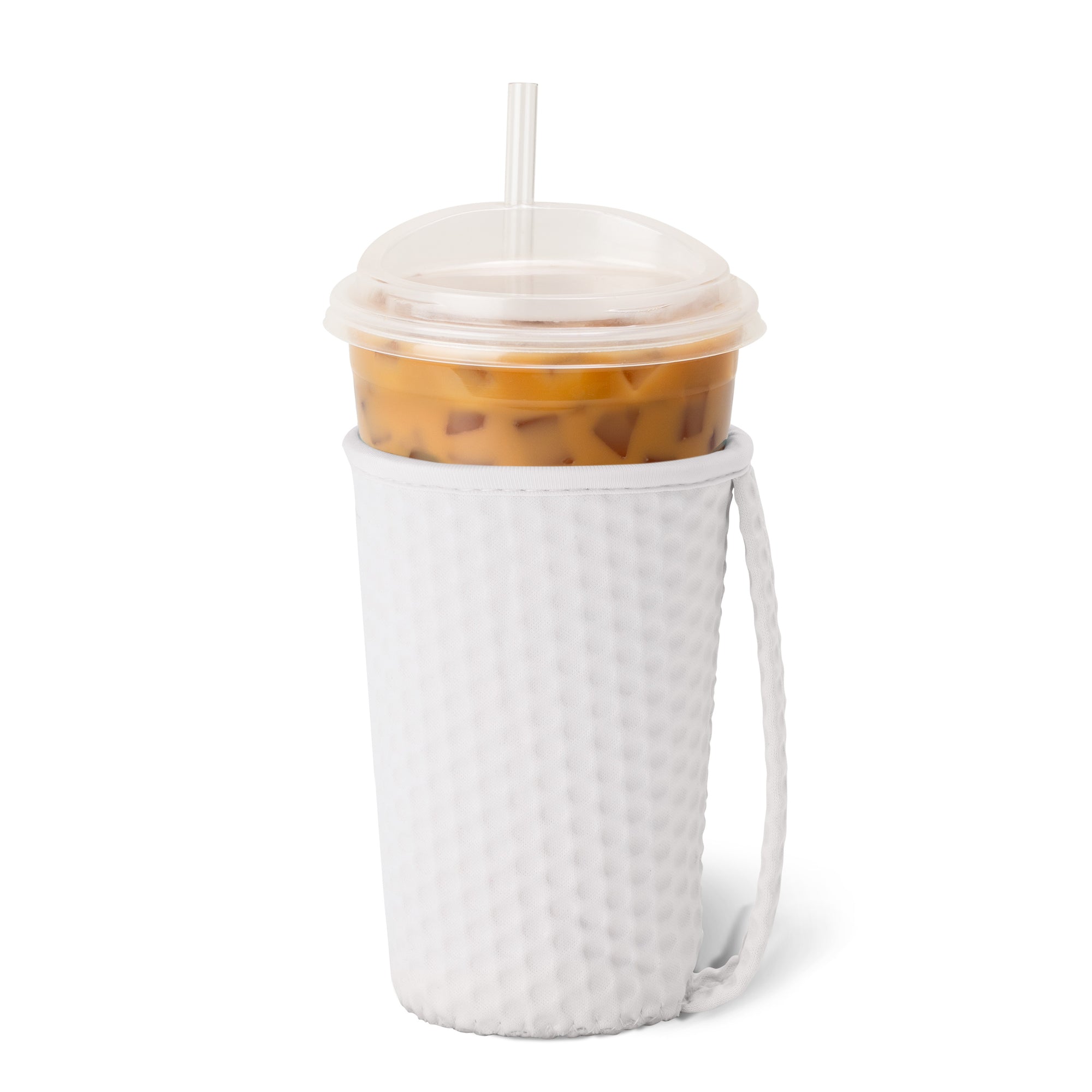 White Golf Ball Medium Iced Cup Coolie
