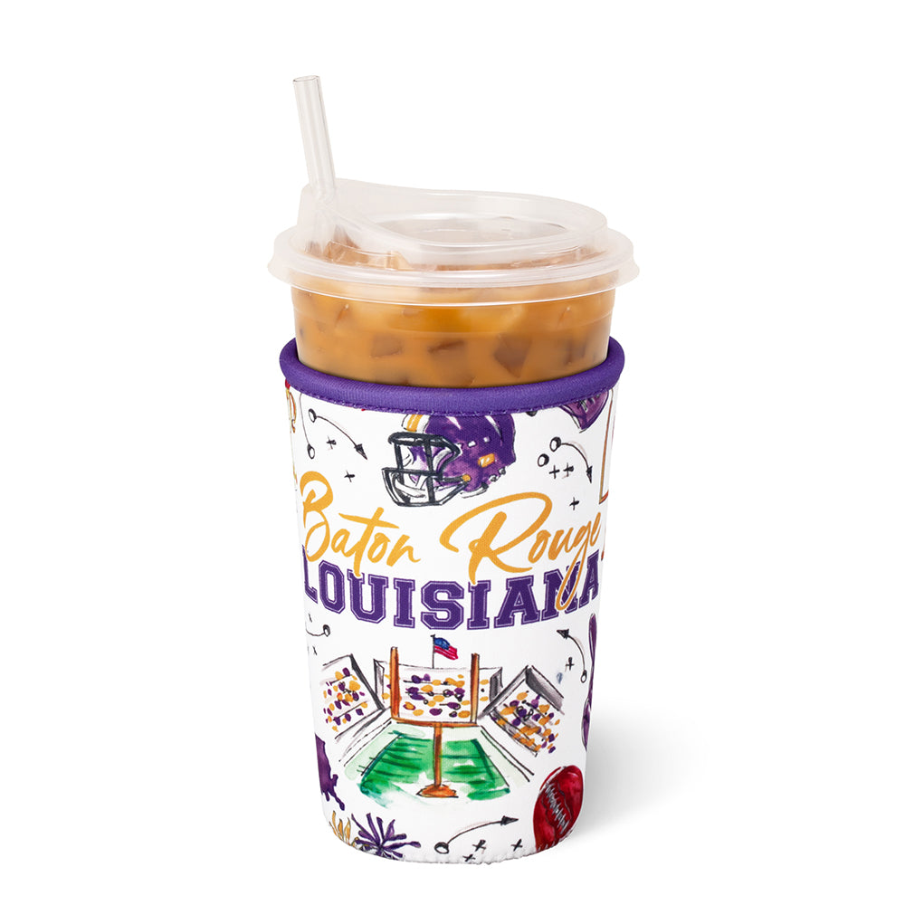 Tailgates in Baton Rouge Medium Iced Cup Coolie