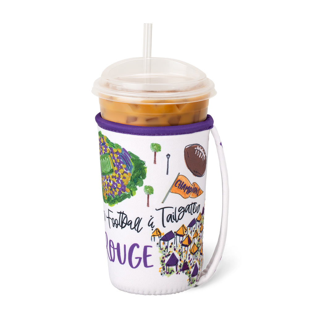 Saturdays in Baton Rouge Medium Iced Cup Coolie