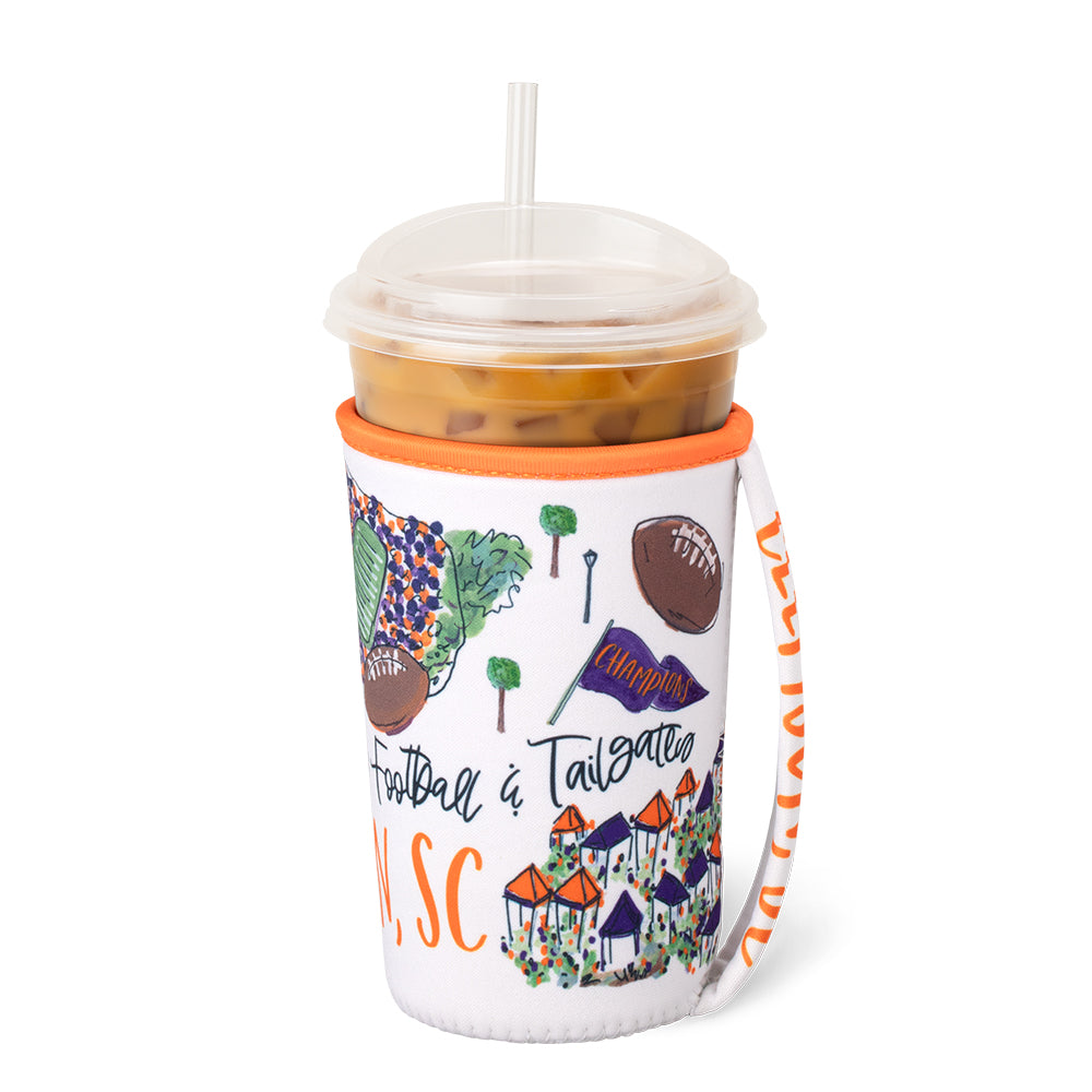 Saturdays in Clemson Medium Iced Cup Coolie