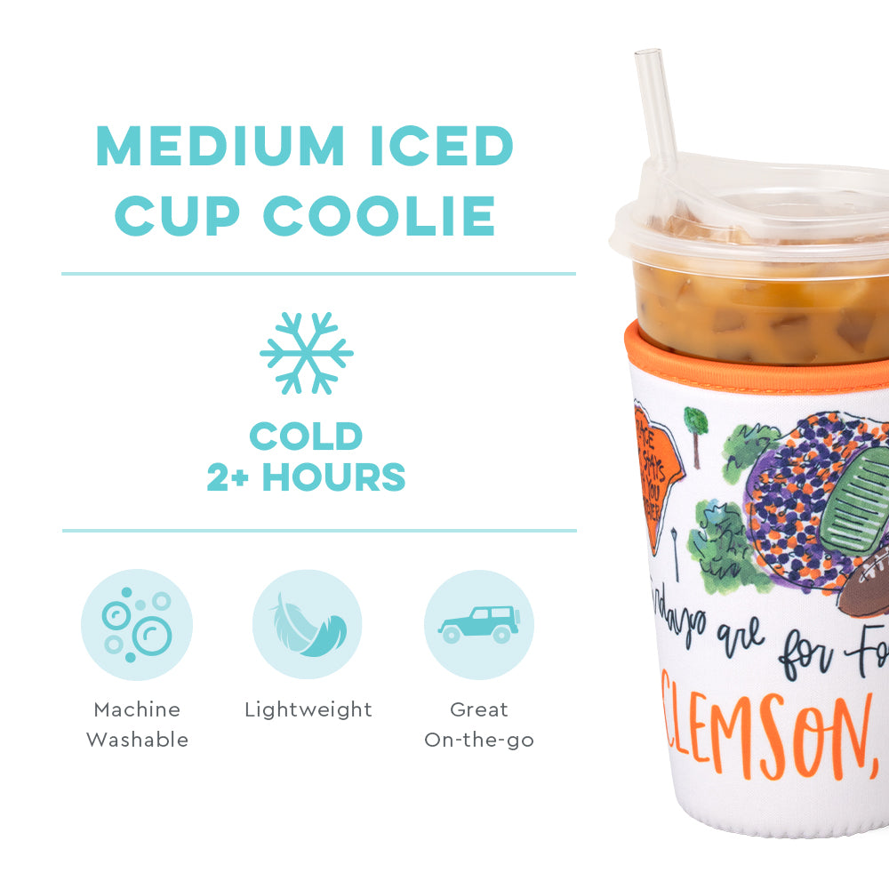 Saturdays in Clemson Medium Iced Cup Coolie