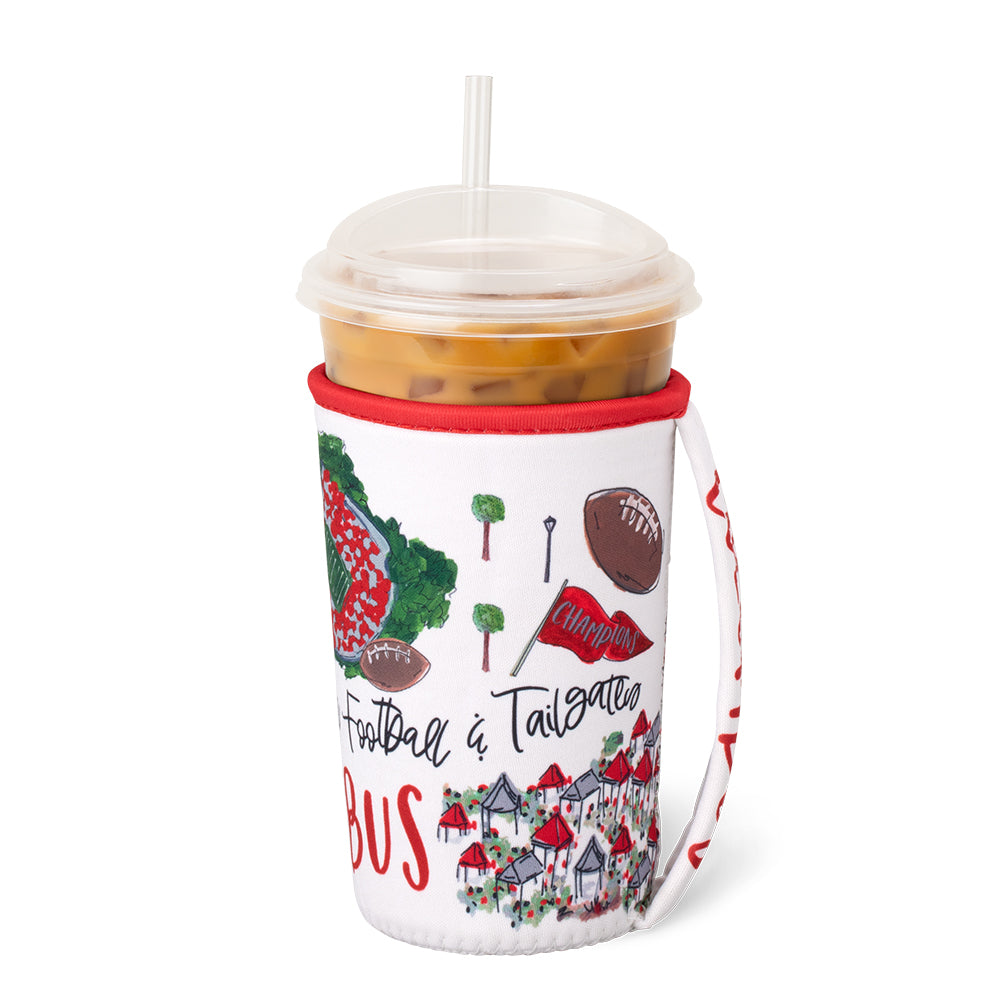 Saturdays in Columbus Medium Iced Cup Coolie