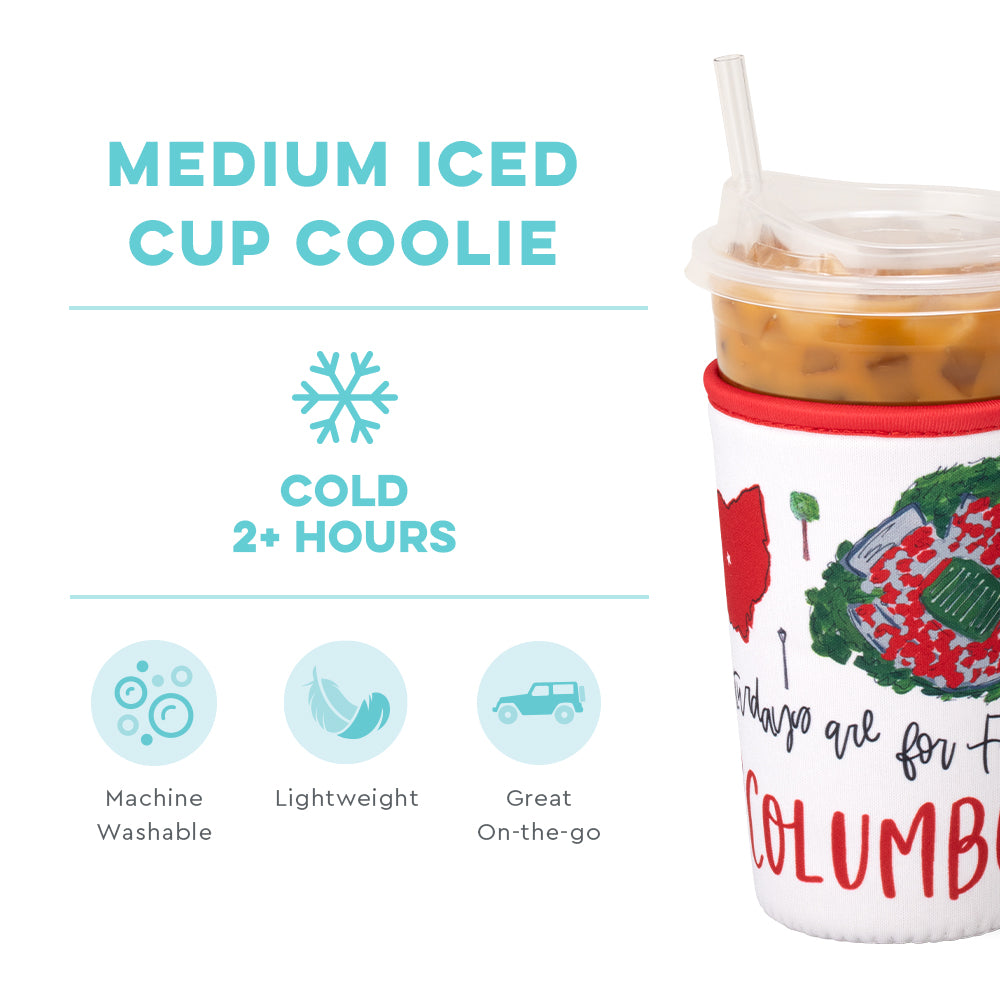 Saturdays in Columbus Medium Iced Cup Coolie