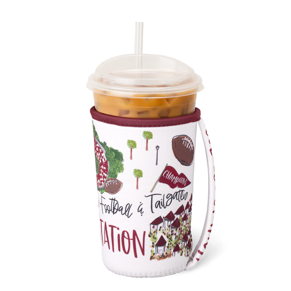 Saturdays in College Station Medium Iced Cup Coolie