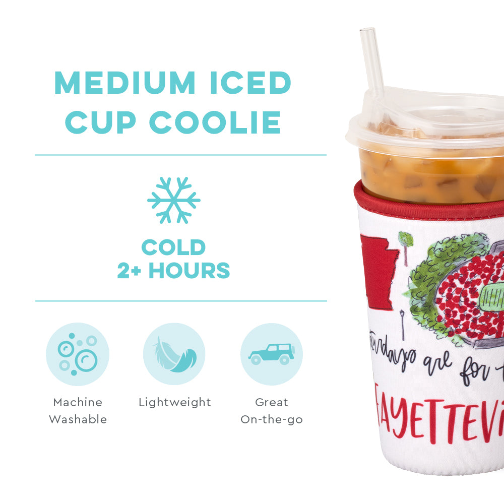 Saturdays in Fayetteville Medium Iced Cup Coolie