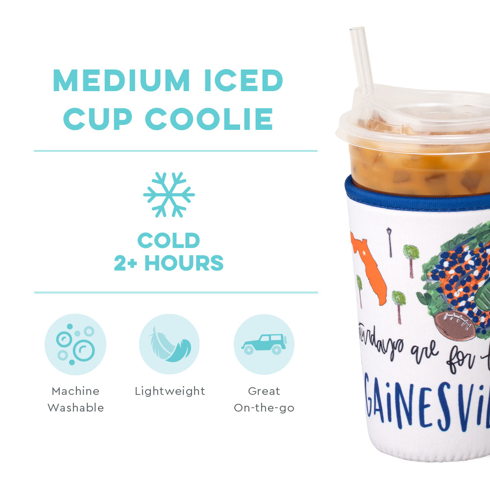 Saturdays in Gainesville Medium Iced Cup Coolie
