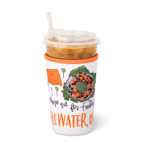 We've Got Spirit Orange Straw Topper Set