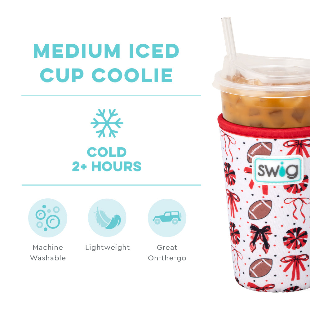 We've Got Spirit Black + Red Medium Iced Cup Coolie