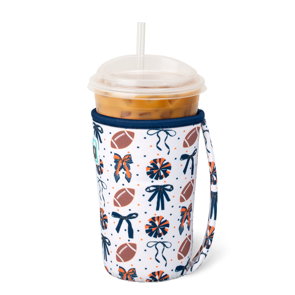 We've Got Spirit Navy + Orange Medium Iced Cup Coolie