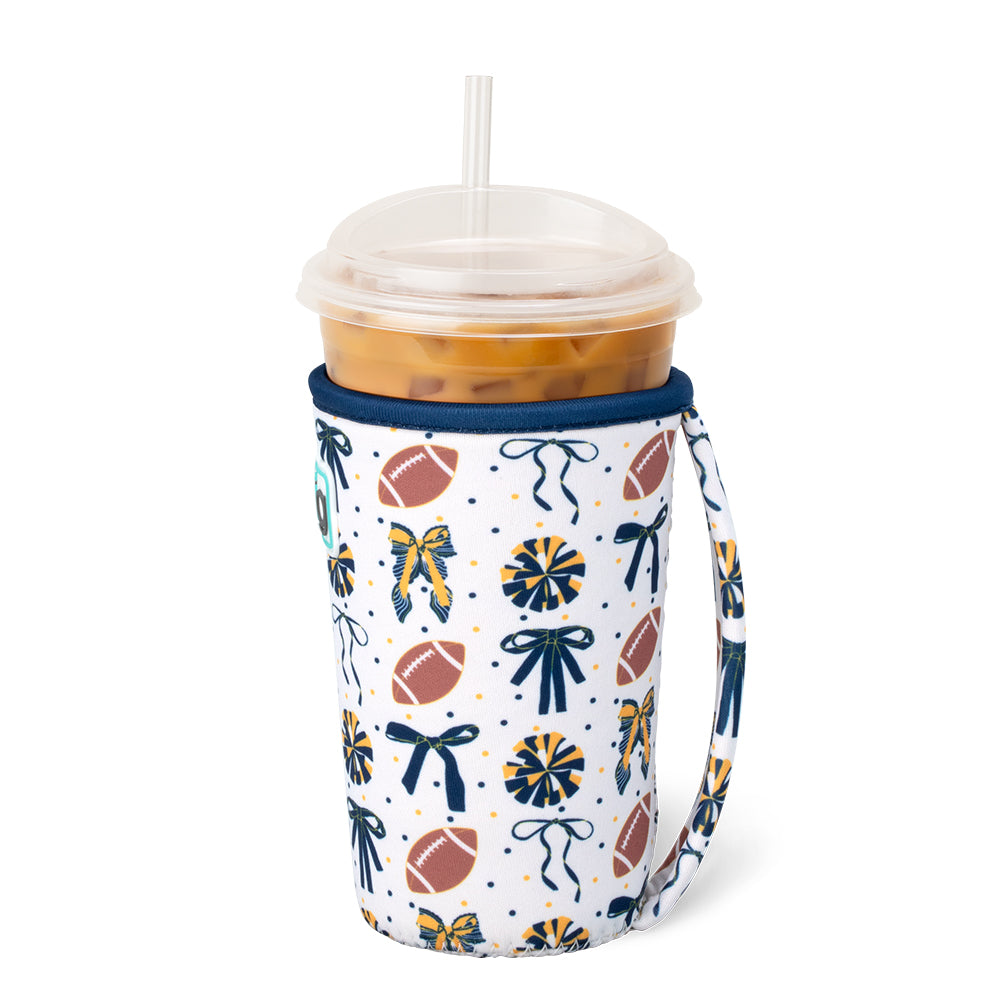 We've Got Spirit Navy + Yellow Medium Iced Cup Coolie
