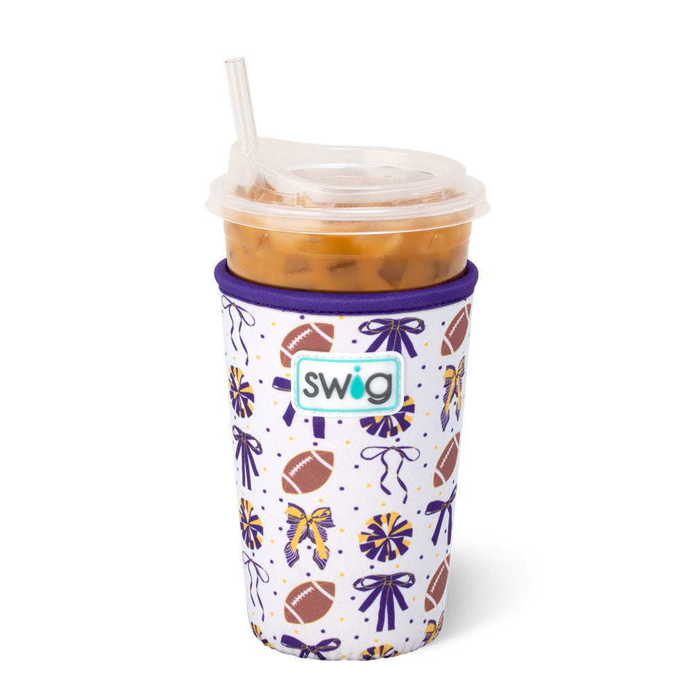 We've Got Spirit Purple + Yellow Medium Iced Cup Coolie