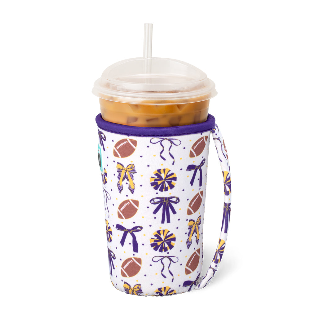 We've Got Spirit Purple + Yellow Medium Iced Cup Coolie