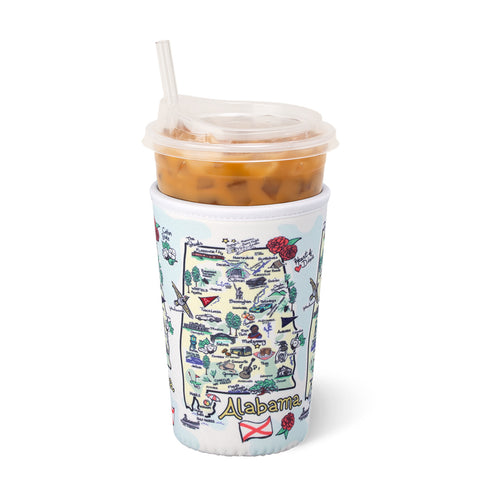 Christmas Bows Large Iced Cup Coolie